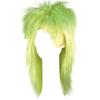 Punk Fright 14" Long Color Blue/White - Lacey Wigs Adult Colorful Circus Nightclub Parade Clown Rock Bundle Costume Wig Care Guide view 1