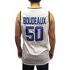 My Party Shirt Neon Boudeaux #50 Western White Basketball Jersey - Mens Small view 1