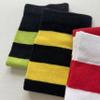 Spotlight Hosiery Men's Two Color Striped Dress Socks, Hot Pink/Dark Gray, Size 10-13 view 4