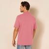 Amazon Essentials Men's Washed Red Polo Shirts Short Sleeve, Slim-Fit Cotton Pique, Medium view 3