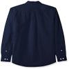 Amazon Essentials Men's Slim-Fit Long-Sleeve Solid Oxford Shirt, Navy, Medium view 2