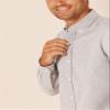 Amazon Essentials Men's Regular-Fit Long Sleeve Oxford Shirt, Grey, Medium view 4