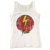 Flash Gordon Mens Flash Bolt Tank Top, Size: X-Large, Color: White view 1
