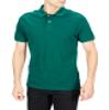Amazon Essentials Men's Army Green Polo Shirts Short Sleeve, Slim-Fit Cotton Pique, Large view 1