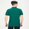 Amazon Essentials Men's Army Green Polo Shirts Short Sleeve, Slim-Fit Cotton Pique, Large view 3