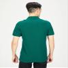 Amazon Essentials Men's Slim-Fit Cotton Pique Polo Shirt, Hunter Green, X-Large view 3