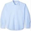 Amazon Essentials Men's Slim-Fit Long-Sleeve Poplin Shirt, Light Blue, Medium view 1
