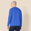 Amazon Essentials Men's Regular-Fit Crewneck T-Shirts, Long-Sleeve, Bright Blue, Size Medium, No Pocket view 2