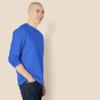 Amazon Essentials Men's Regular-Fit Crewneck T-Shirts, Long-Sleeve, Bright Blue, Size Medium, No Pocket view 3