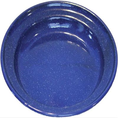 10 Inch Enamelware Plate for Camping and Backpacking - Cookware Gear Essentials for Camping and Backpacking (Made by Caddis Sports)