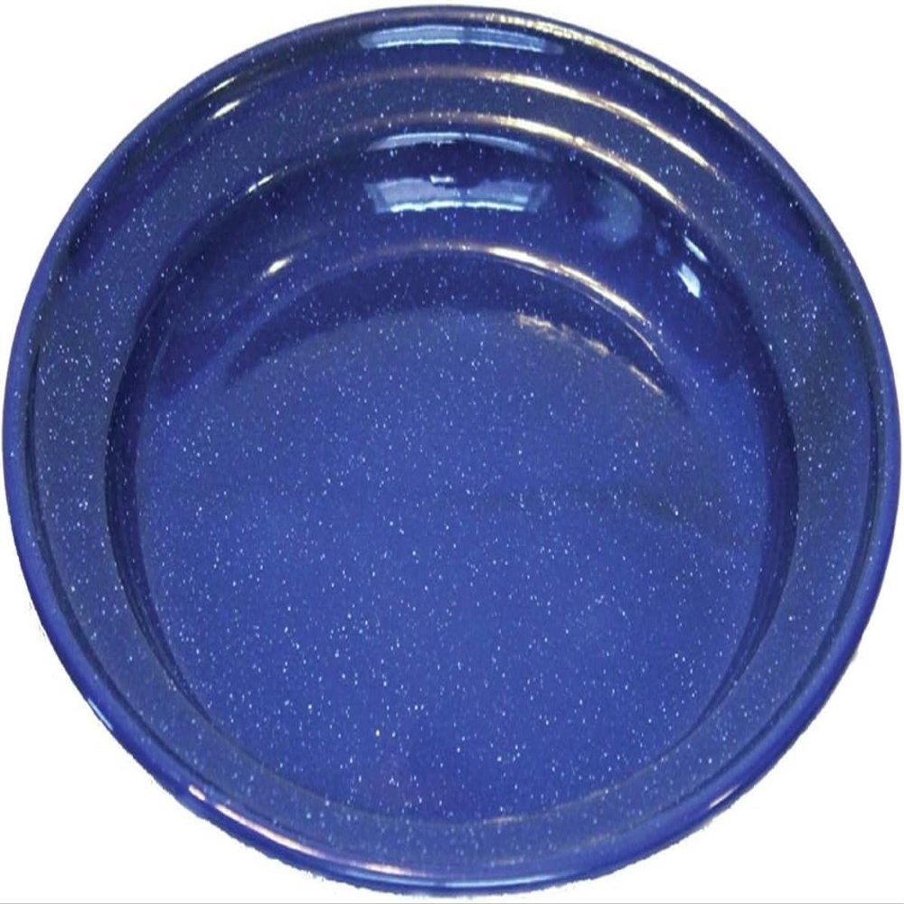 10 Inch Enamelware Plate for Camping and Backpacking - Cookware Gear Essentials for Camping and Backpacking (Made by Caddis Sports)