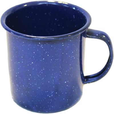 Alpine Mountain Gear 12 oz. Enamel Coffee Mug for Camping/Hiking, Durable Enamel Dishware, by Caddis Sports