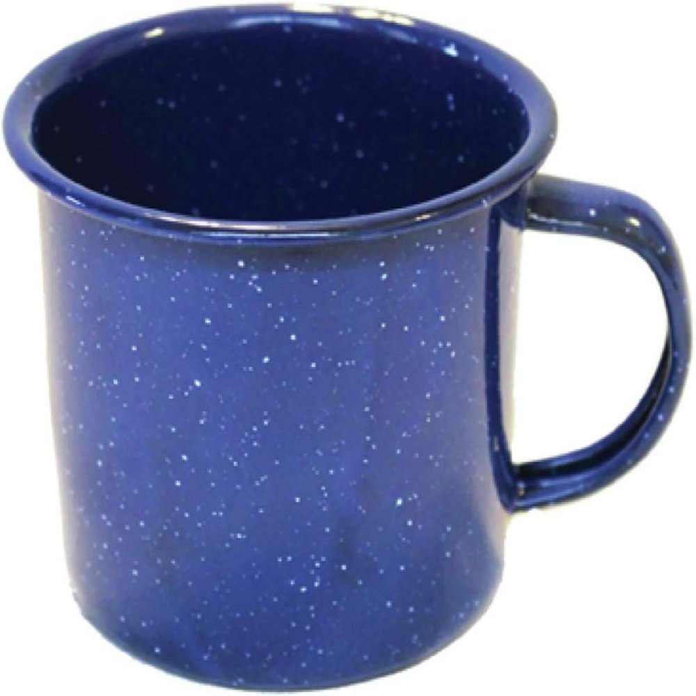 Alpine Mountain Gear 12 oz. Enamel Coffee Mug for Camping/Hiking, Durable Enamel Dishware, by Caddis Sports