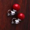 Grace Jun Bridal Wedding Clip Earrings No Pierced Silver Plated Charm Jewelry Pearl earrings (silver plated 12mm) view 2