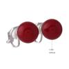 Grace Jun Bridal Wedding Clip Earrings No Pierced Silver Plated Charm Jewelry Pearl earrings (silver plated 12mm) view 3