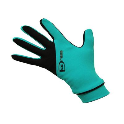 IceDress Two Color Thermal Figure Skating Gloves Sport (Emerald and Black) (S (16-18)