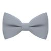 Bow Tie House Linen Men's Classic Pre-Tied Bow Tie Formal Solid Tuxedo (Large, Fossil Grey) view 1