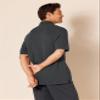 Amazon Essentials Men's Regular-Fit Cotton Pique Polo Shirt (Available in Big & Tall), Charcoal Heather, Small view 3
