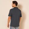 Amazon Essentials Men's Charcoal Heather Polo Shirts Short Sleeve, Slim-Fit Cotton Pique, XX-Large view 3