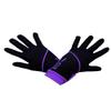 IceDress Thermal Figure Skating Gloves (Black and Purple) (XS (13-15) view 2