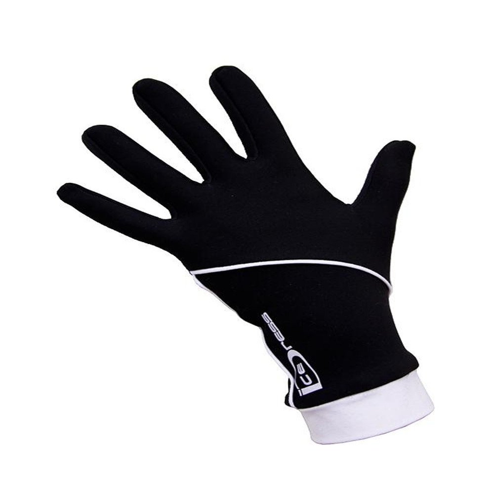 IceDress - Thermal Figure Skating Gloves (Black White) (CXS (4-6)