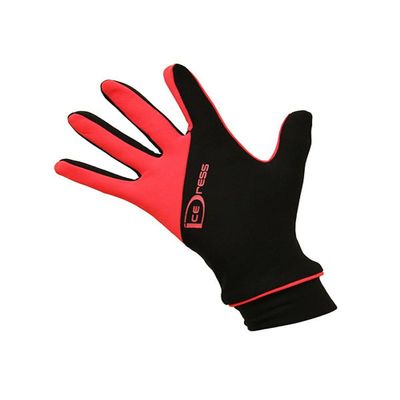 IceDress Two Color Thermal Figure Skating Gloves Sport (Black Hot Coral) (XS (13-15)