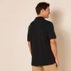 Amazon Essentials Men's Black Polo Shirts Short Sleeve, Slim-Fit Cotton Pique, X-Large view 3