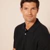 Amazon Essentials Men's Black Polo Shirts Short Sleeve, Slim-Fit Cotton Pique, X-Large view 4