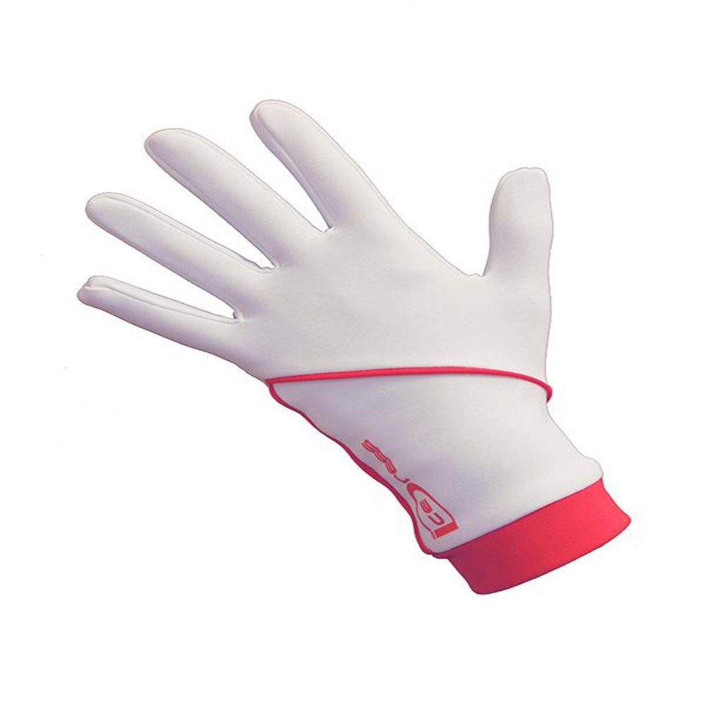 IceDress - Thermal Figure Skating Gloves (White Hot Coral) (CXS (4-6)