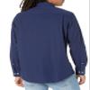 Amazon Essentials Men's Regular-Fit Long-Sleeve Casual Poplin Shirt, Navy, XX-Large view 3