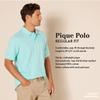 Amazon Essentials Men's Regular-Fit Cotton Pique Polo Shirt (Available in Big & Tall), Light Blue, XX-Large view 2