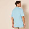 Amazon Essentials Men's Regular-Fit Cotton Pique Polo Shirt (Available in Big & Tall), Light Blue, XX-Large view 3