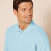Amazon Essentials Men's Regular-Fit Cotton Pique Polo Shirt (Available in Big & Tall), Light Blue, XX-Large view 4