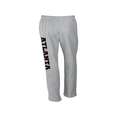 Wally's Custom Apparel Mens Atlanta Sweatpants Gray Sizes Small - XL (X-Large)