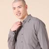 Amazon Essentials Men's Regular-Fit Long-Sleeve Casual Poplin Shirt, Grey, X-Large view 4