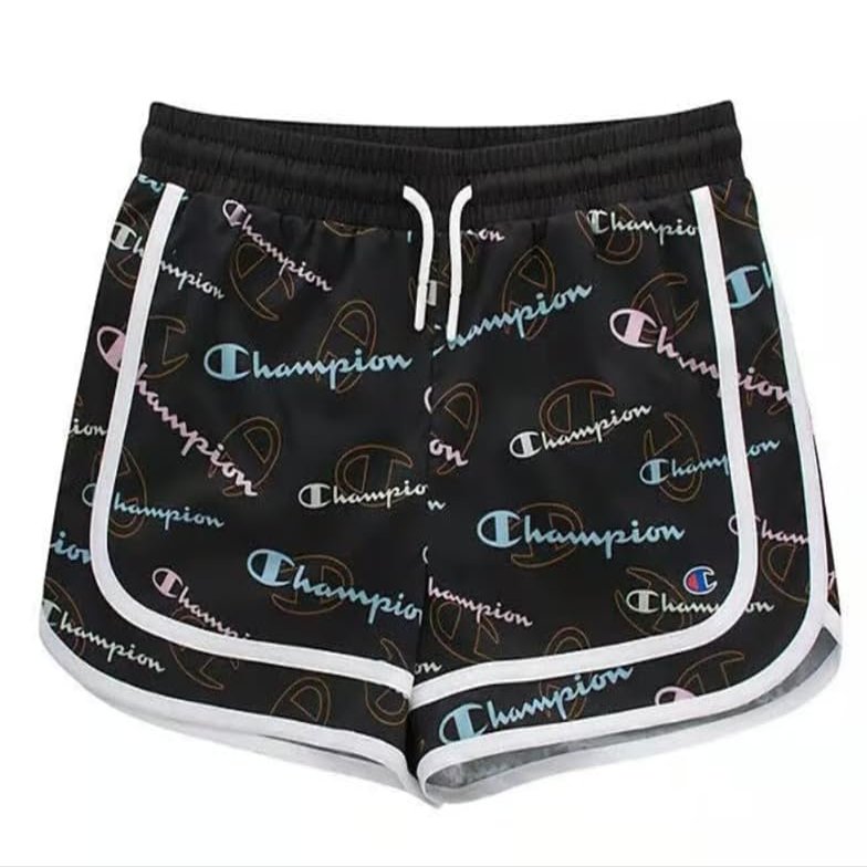 Champion Big Girl's Hertiage Girls Athletic Mesh Shorts Shorts, White, S