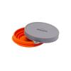 Collapsible Silicone Bowl with Lid for Camping and Backpacking - Camping Dishware Gear Essentials in Small/Red (Made by Caddis Sports) view 4