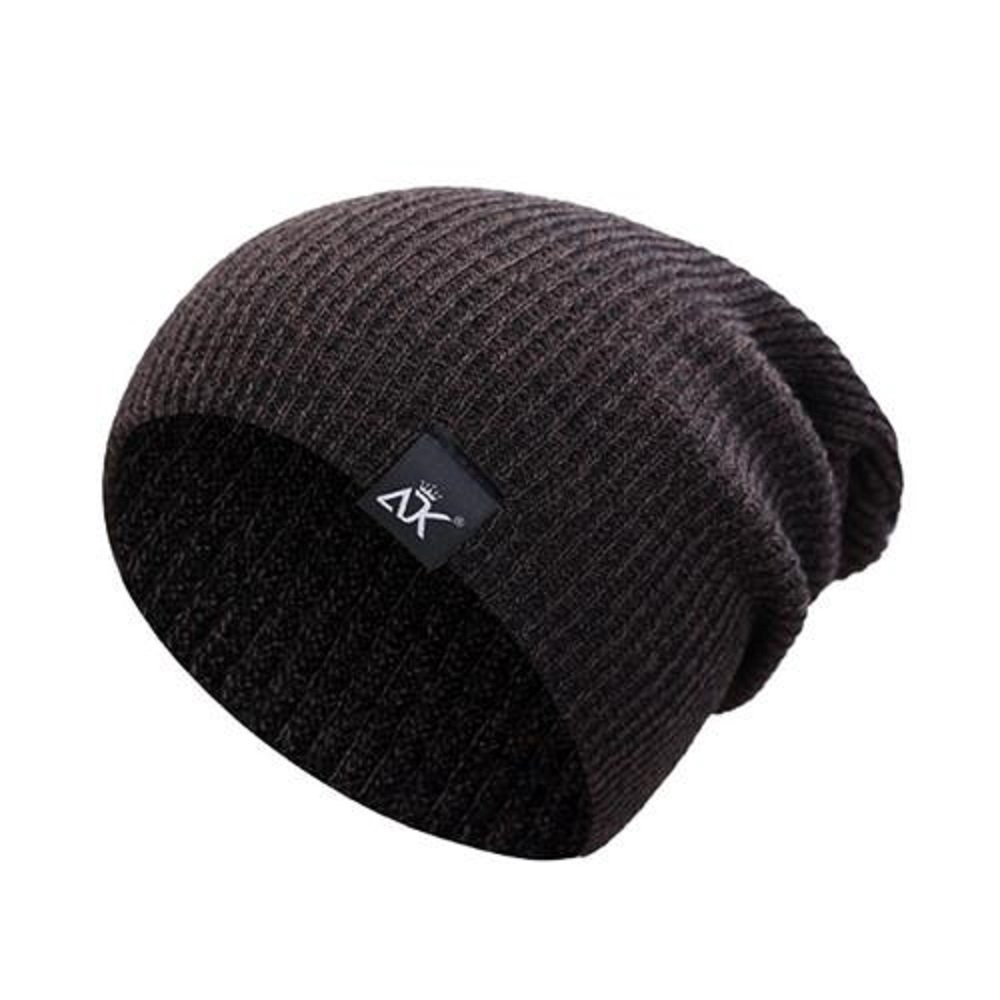 2017 Winter Kinitted Hat Women Men Skullies Beanies Unisex Warm Hat Fashion Simple Warm Caps 7 Colors Soft Cotton Beanies F2