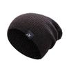 2017 Winter Kinitted Hat Women Men Skullies Beanies Unisex Warm Hat Fashion Simple Warm Caps 7 Colors Soft Cotton Beanies F2 view 1