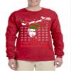 ALLNTRENDS Men's Long Sleeve The North Pole Remembers Xmas Ugly Shirt Gift (L, Red) view 1
