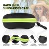INNOLIFE Green 2pcs, Zipper Shell Sunglasses Glasses Case with Plastic Carabiner Hook view 4