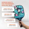 Amazin' Aces Signature Pickleball Single Paddle Green - 1 USAPA-Approved Pickleball Racket with Graphite Face & Polymer Honeycomb Core, 1 Paddle Cover & 1 Carry Bag view 2