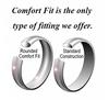 6mm 8mm 10mm Black Carbon Fiber Black Tungsten Carbide Wedding Band Ring Engraved I Love You Men Women (8mm,11) view 4