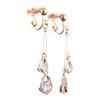 Grace Jun Bridal AAA CZ Water Drop Shape Clip on Earrigs for Women(302Gold Clip-on) view 2