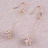 Grace Jun Ball Shape Clip on Earrigs and Dangle Earrings (316Gold Pierced) view 3