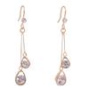 Grace Jun New Bridal AAA CZ Triangle Star Ball Water Drop Shape Clip on Earrigs and Dangle Earrings (302Gold Pierced) view 1