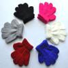BaiX Toddler Boys and Girls Winter Knitted Writing Gloves, 1-3 Years Old, White view 3