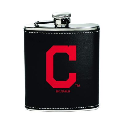 Boelter Brands MLB Cleveland Indians FlaskStainless Steel, Team Color, One Size