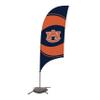 Auburn Tigers College Sports Printed Feather Flag - NCAA Licensed - Super Polyester - School Banner (Orange, Blue) (7.5' Cross Base) view 1