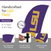 LSU Tigers College Sports Printed Feather Flag - NCAA Licensed - Super Polyester - School Banner (Purple, Yellow, White) (7.5' Cross Base) view 2